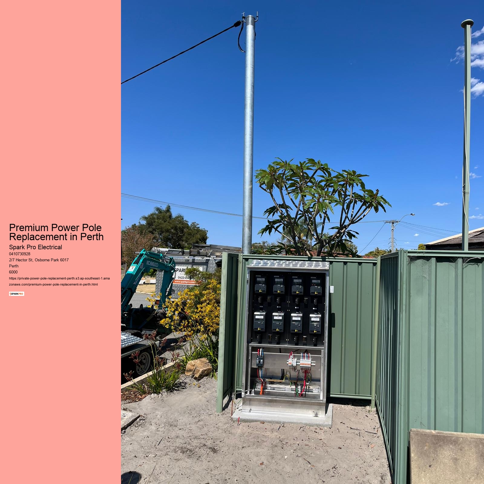 Premium Power Pole Replacement in Perth