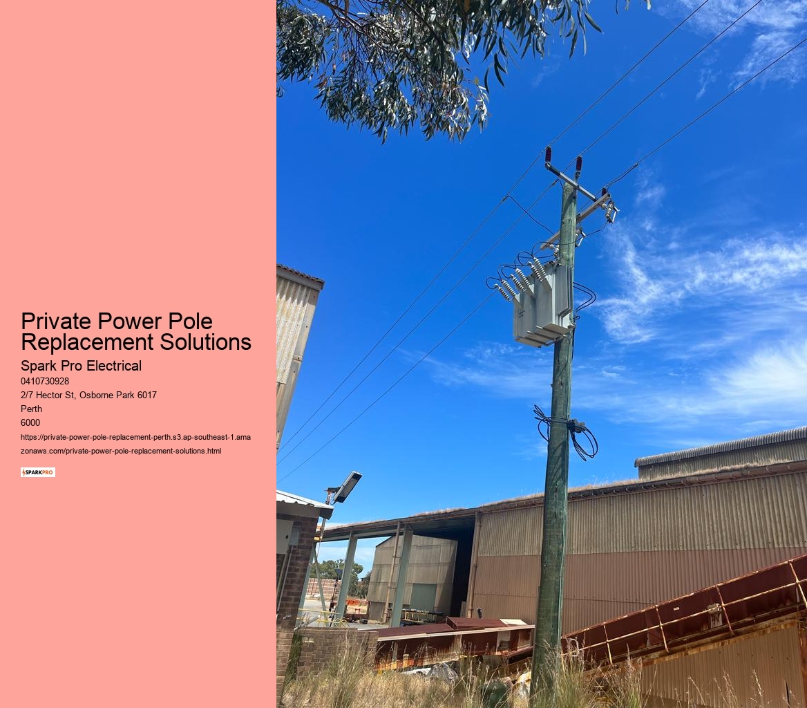 Private Power Pole Replacement Solutions